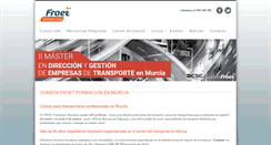 Desktop Screenshot of froetformacion.es